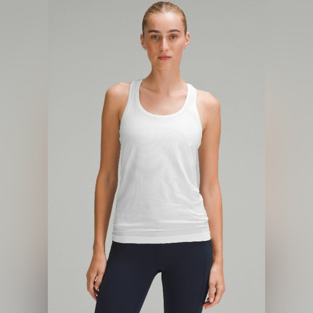 Lululemon Swiftly Tech Top Tank White Women's Size XS- S Active Athletic Yoga